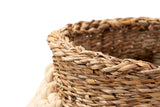 Panier en coton naturel 55x55x37 cm