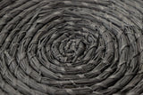 Panier de fibres naturelles noires 60x60x37 cm