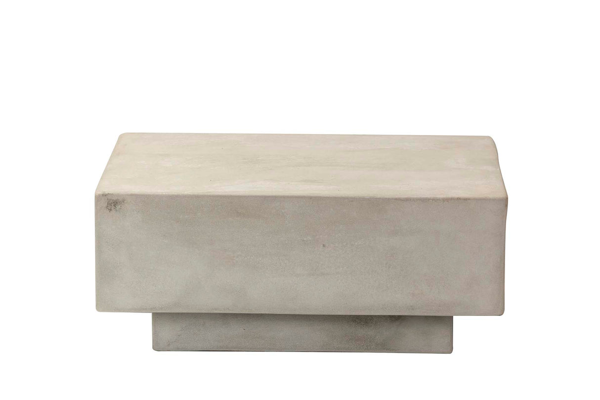 MESA CENTRO PIEDRA GRIS 80x60x34 CM