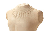 Figure Torse Blanc Terracotta 40x35x130 cm