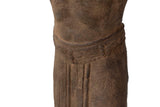 Figure Torse Man Brown Stone 20x20x70 cm