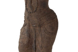 Figur Torso Frau Brauner Stein 20x20x60 cm