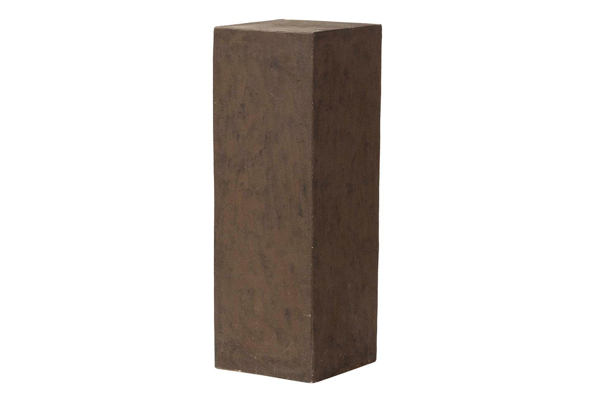 Brown Terracotta Pedestal 35x35x100 cm