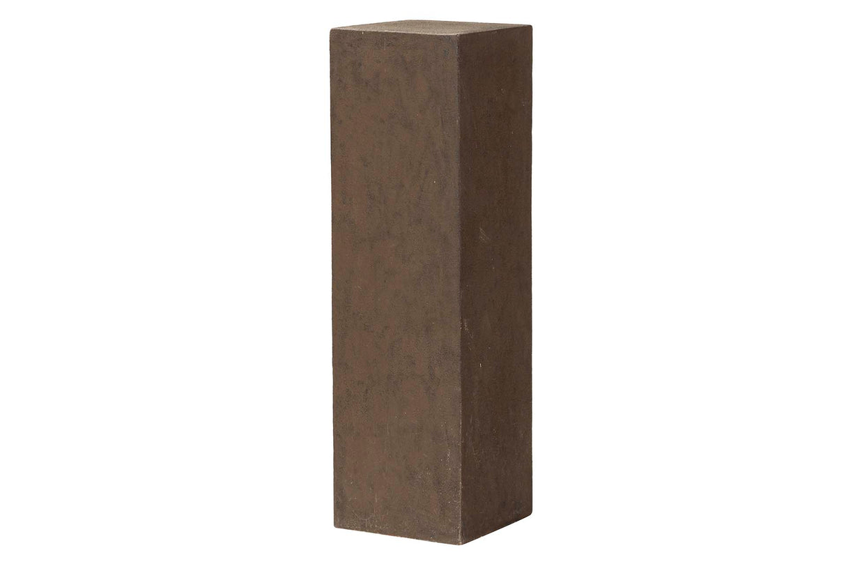 PEDESTAL TERRACOTA MARRON 35x35x120 CM