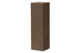 PEDESTAL TERRACOTA MARRON 35x35x120 CM