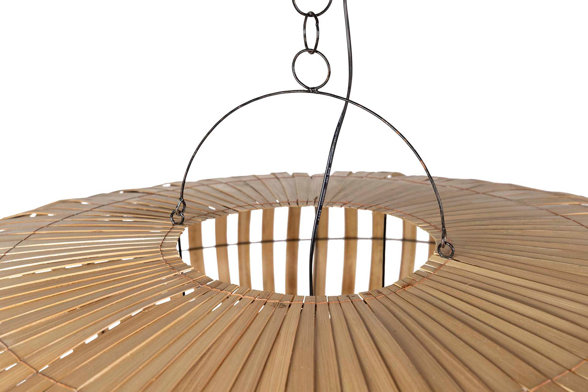 Lampada del tetto Bambu naturale 120x120x40 cm