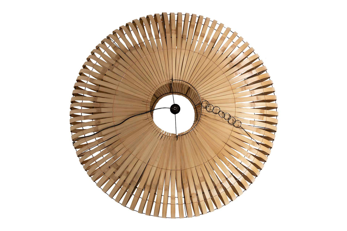 Lampe de toit natural bambu 120x120x40 cm