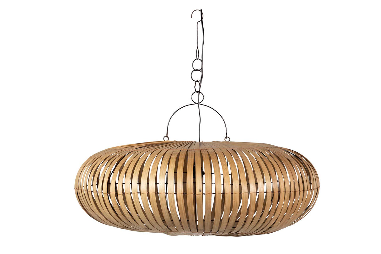 Lampada del tetto Bambu naturale 80x80x30 cm