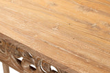 Console in legno in teak naturale 230x56x134 cm