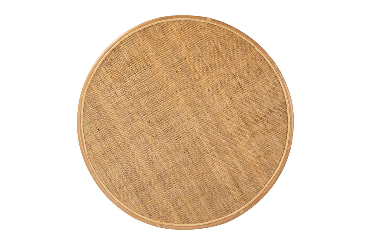 Tavolo da pranzo Bambu naturale 120x120x77 cm