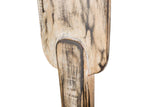 FIGURA DECORATIVA MADERA MARRON 34x30x185 CM