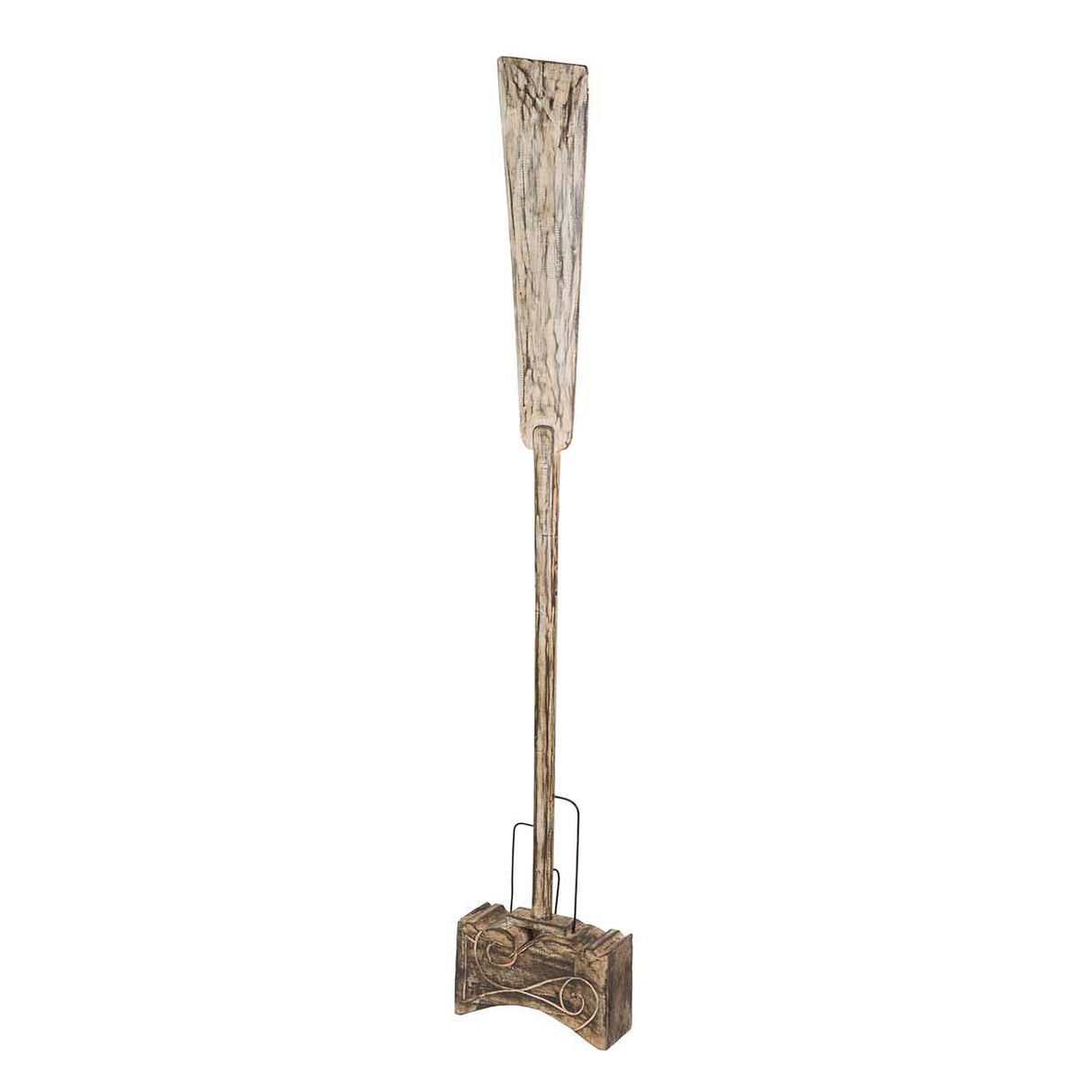 Braune Holzdekorative Abbildung 34x30x185 cm