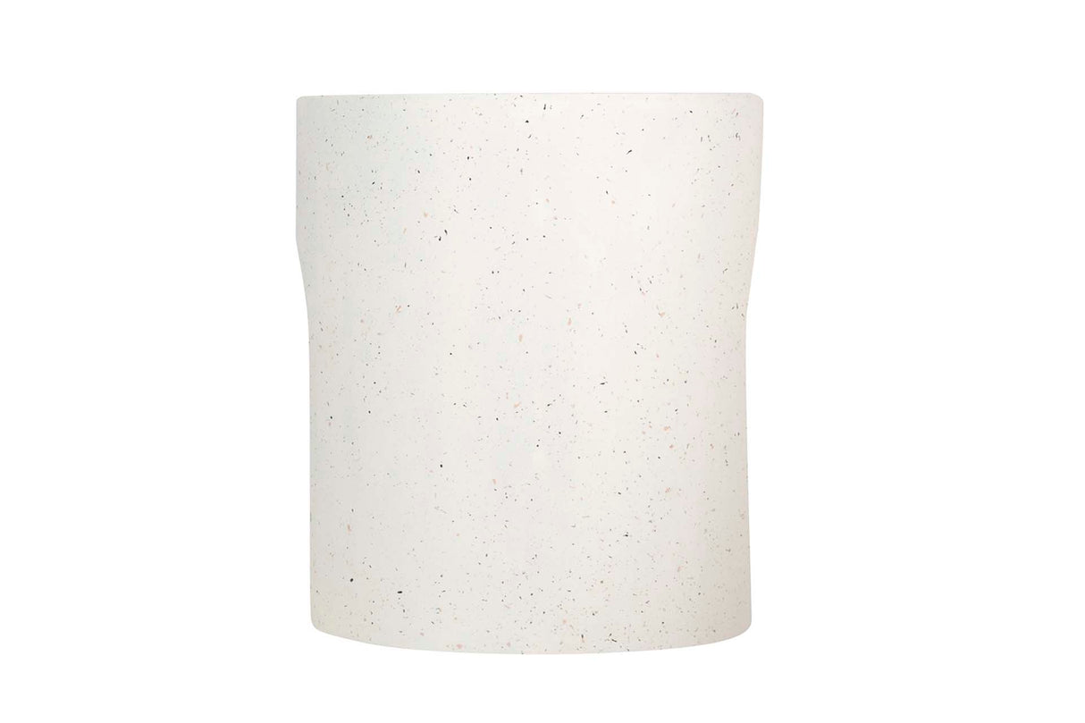 Table / tabouret auxiliaire blanc sédit 41x41x47 cm
