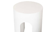 Sedit White Auxiliary Table/Stuhl 41x41x47 cm