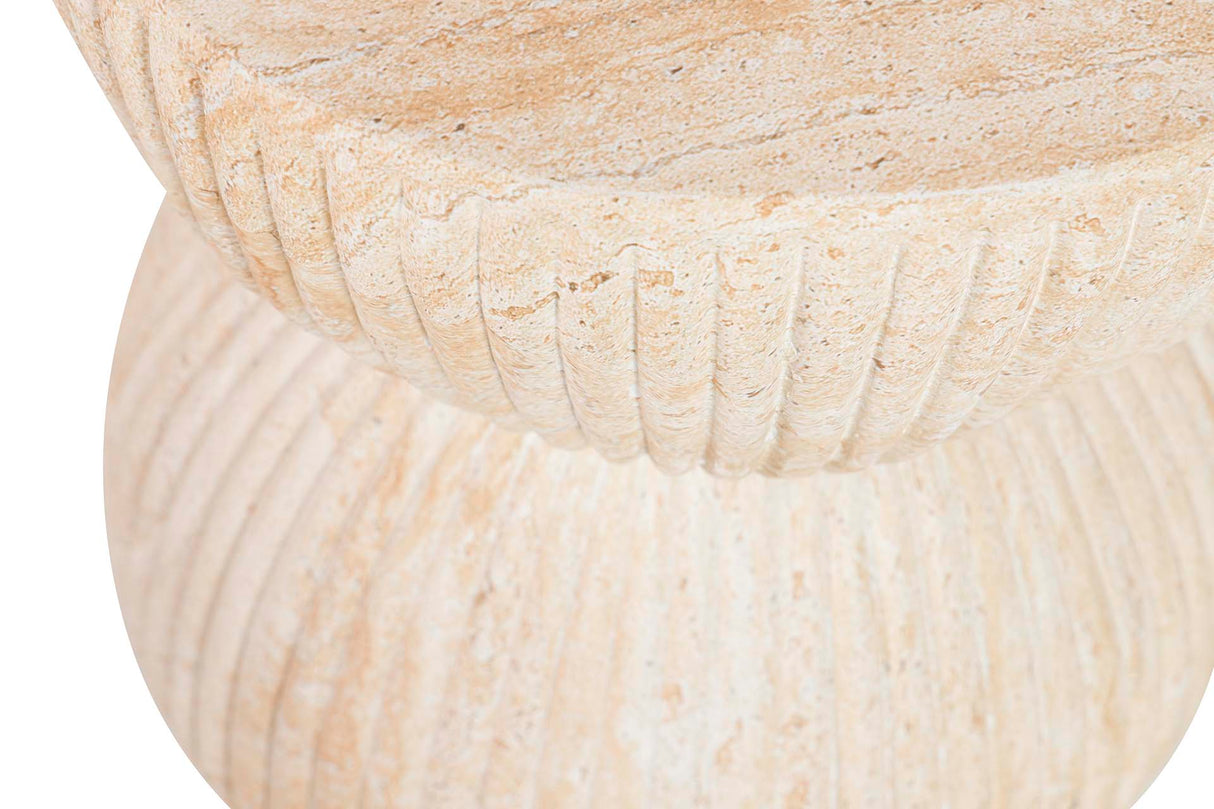 Tabela auxiliar/marron stool 38x38x46 cm
