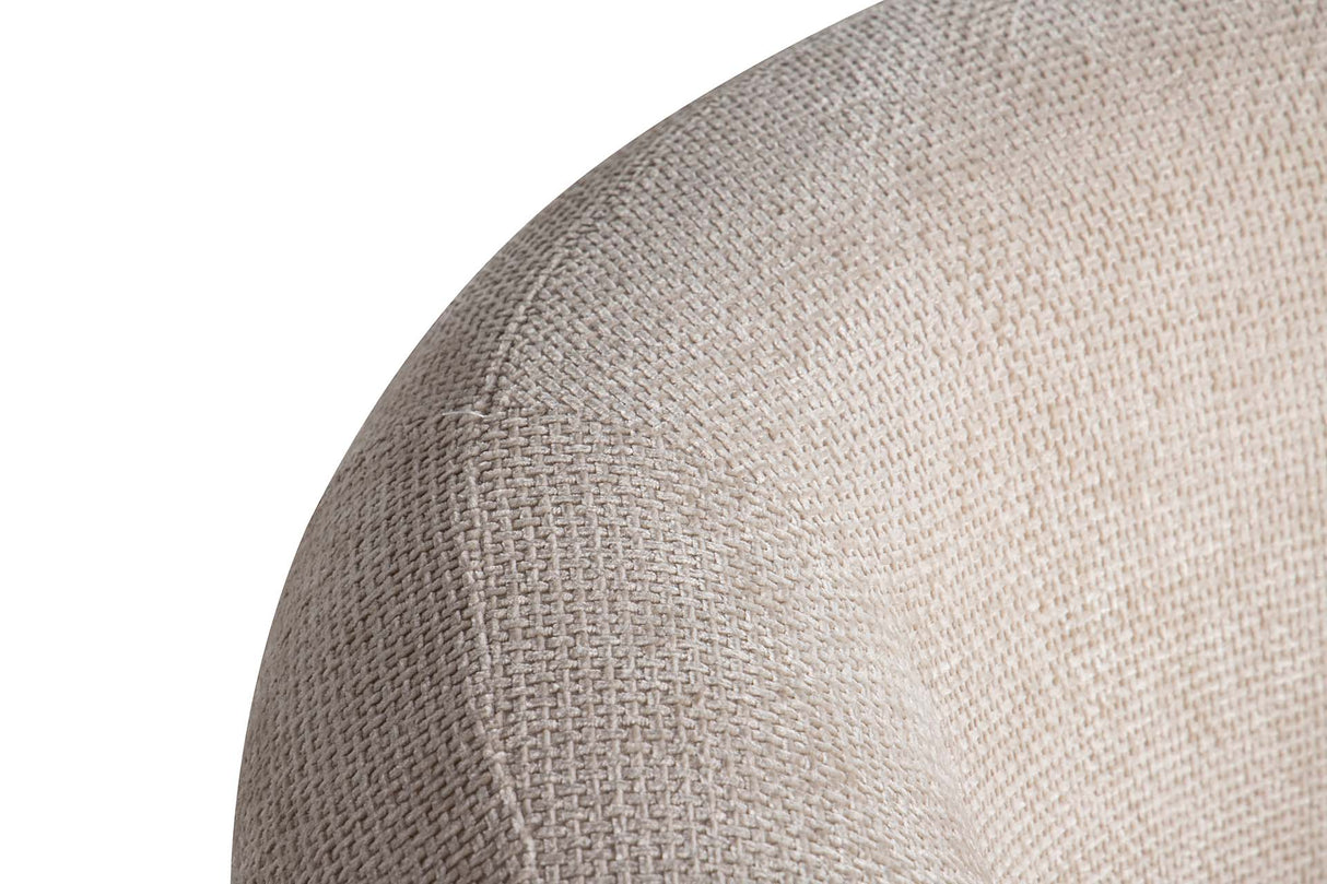 BUTACA CHENILLA BEIGE FLUX 100x89x60 CM