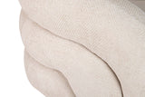 BUTACA CHENILLA BEIGE FLUX 100x89x60 CM