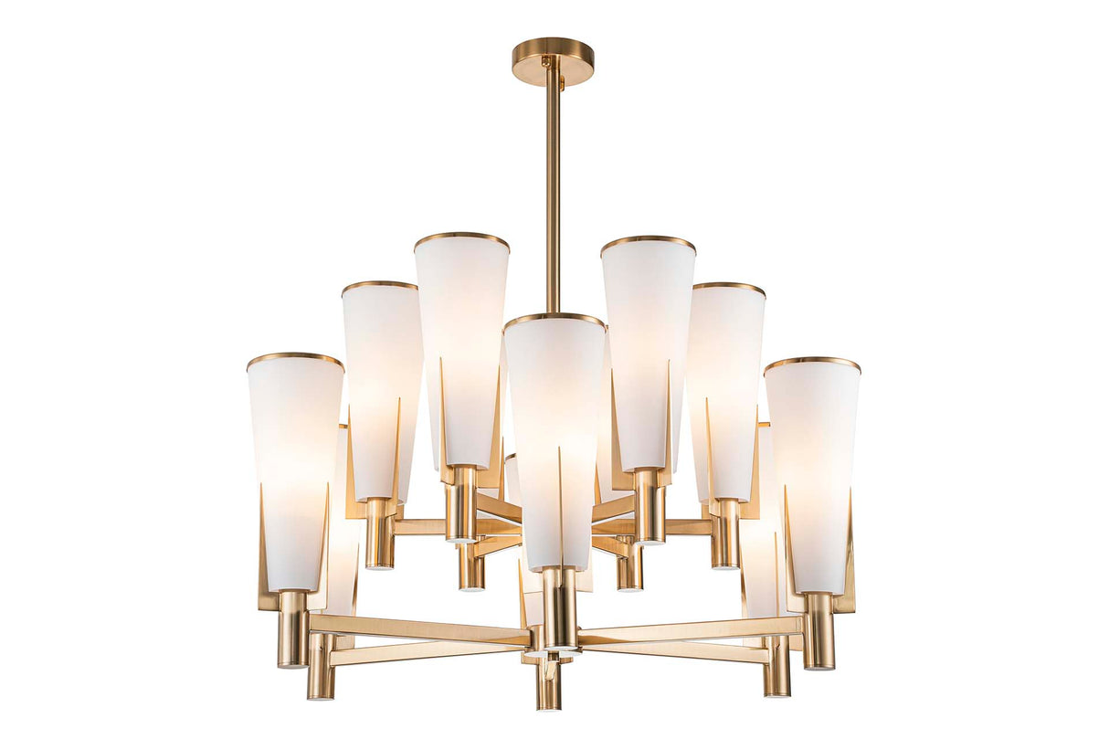 Lampada del tetto in metallo in metallo dorato 90x90x85 cm