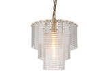 Lampada del tetto in metallo in metallo Dorado 42x42x93 cm