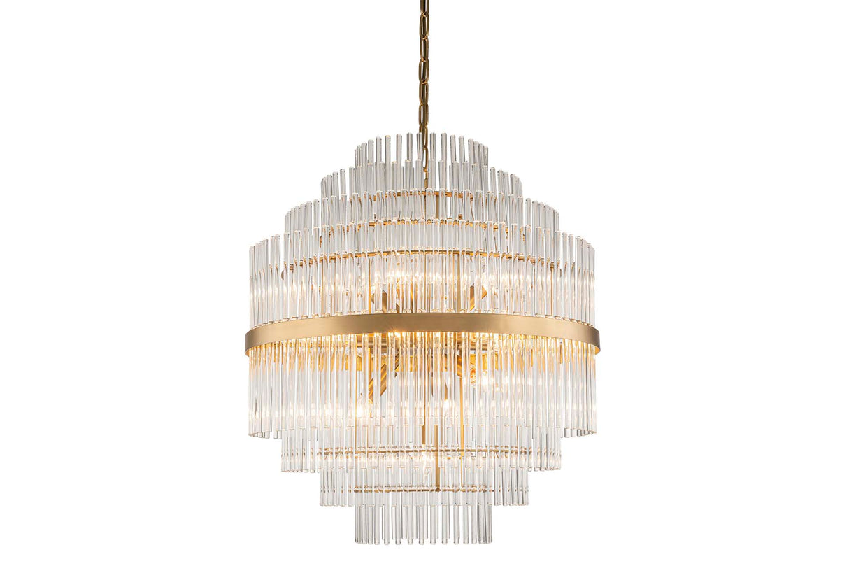 Lampada del tetto in metallo in metallo dorato 60x60x67 cm