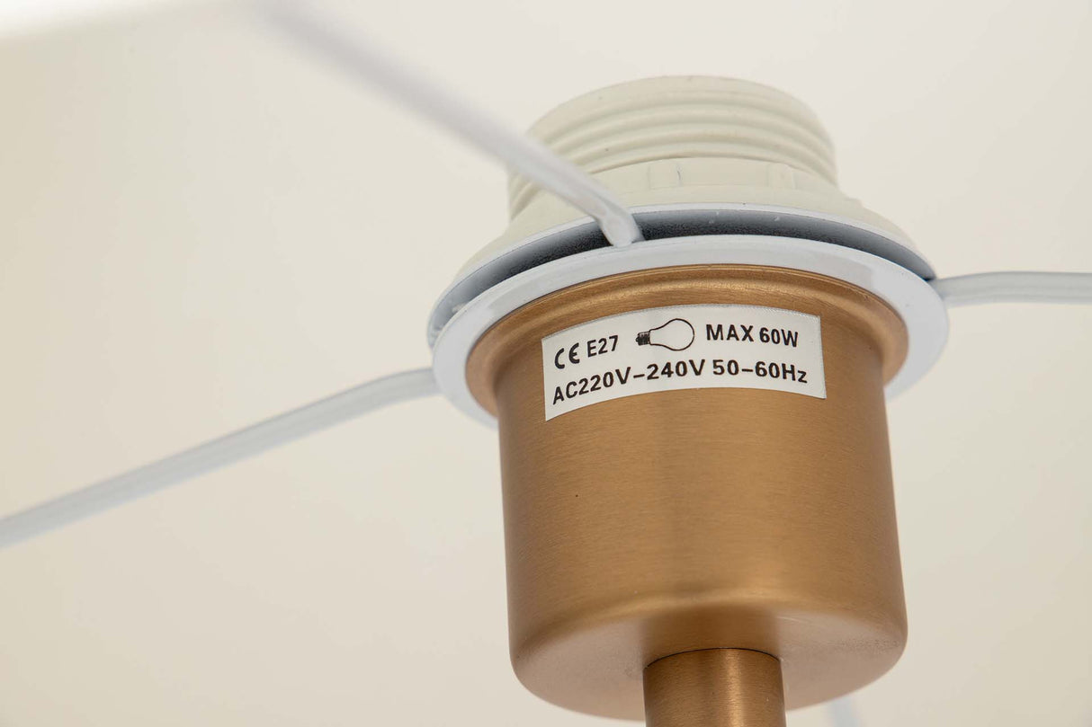 LAMPARA DE PIE MARMOL TRAVERTINO 30x45x146 CM