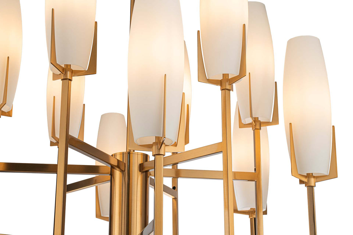 LAMPARA TECHO METAL CRISTAL 92x92x99 CM