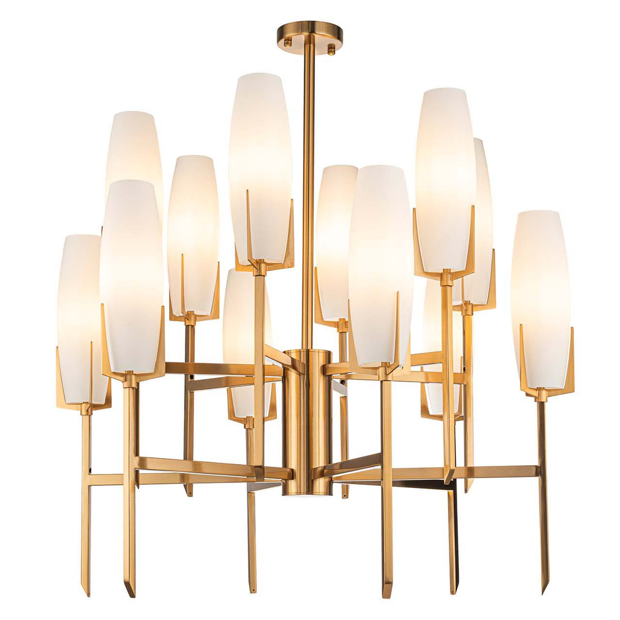 LAMPARA TECHO METAL CRISTAL 92x92x99 CM