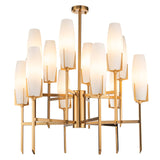 LAMPARA TECHO METAL CRISTAL 92x92x99 CM