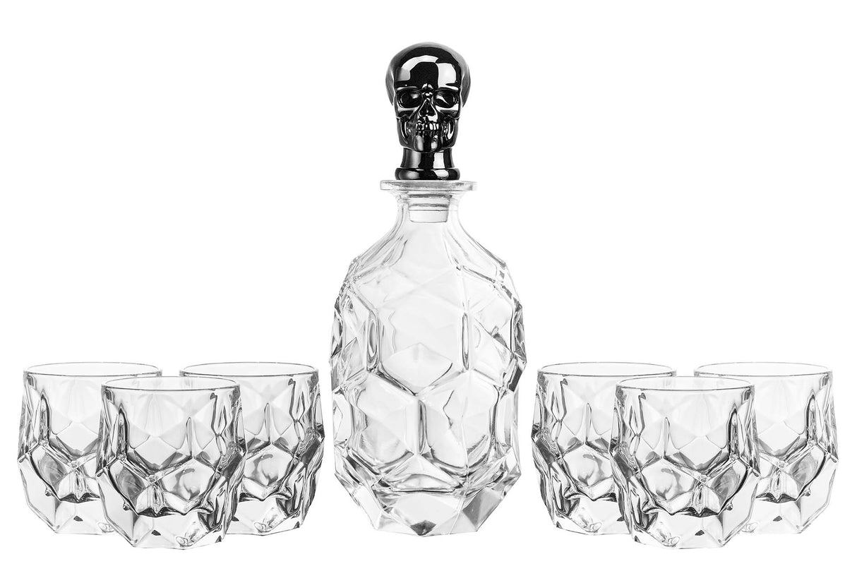 Definir 7 peças Whisky Crystal 750 ml