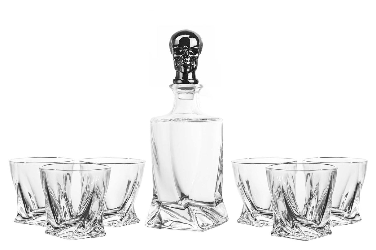 Definir 7 peças Whisky Crystal 750 ml