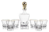 SET 7 PIEZAS WHISKY CRISTAL 820 ML