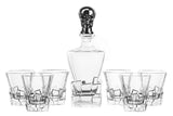 Definir 7 peças Whisky Crystal 820 ml