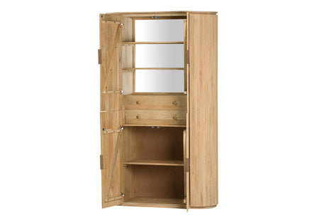 CABINET MADERA MANGO MARRON MYRA 120x45x200 CM