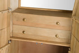 CABINET MADERA MANGO MARRON MYRA 120x45x200 CM
