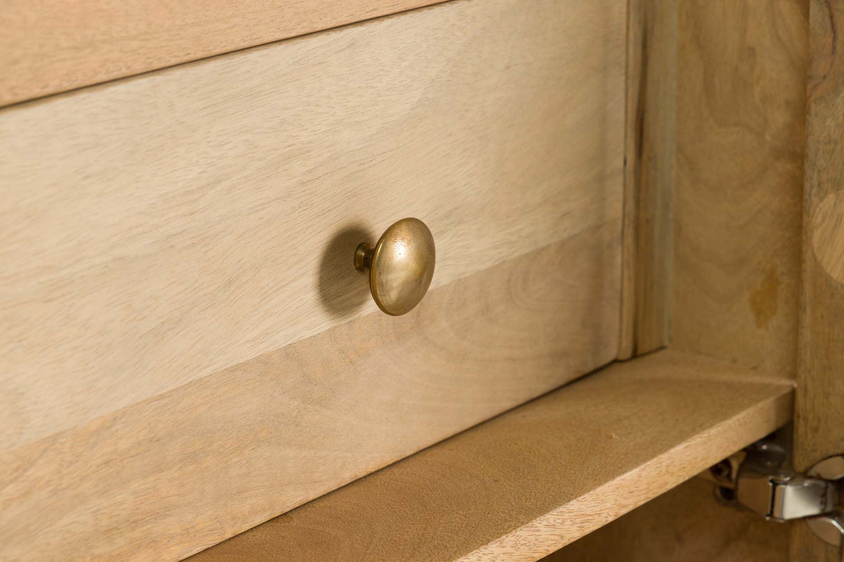CABINET MADERA MANGO MARRON MYRA 120x45x200 CM
