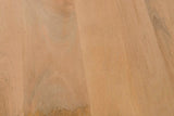 MESA COMEDOR MADERA MANGO METAL MARRÓN 70x70x75 CM