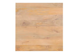 Tableau à manger en bois marron 70x70x75 cm