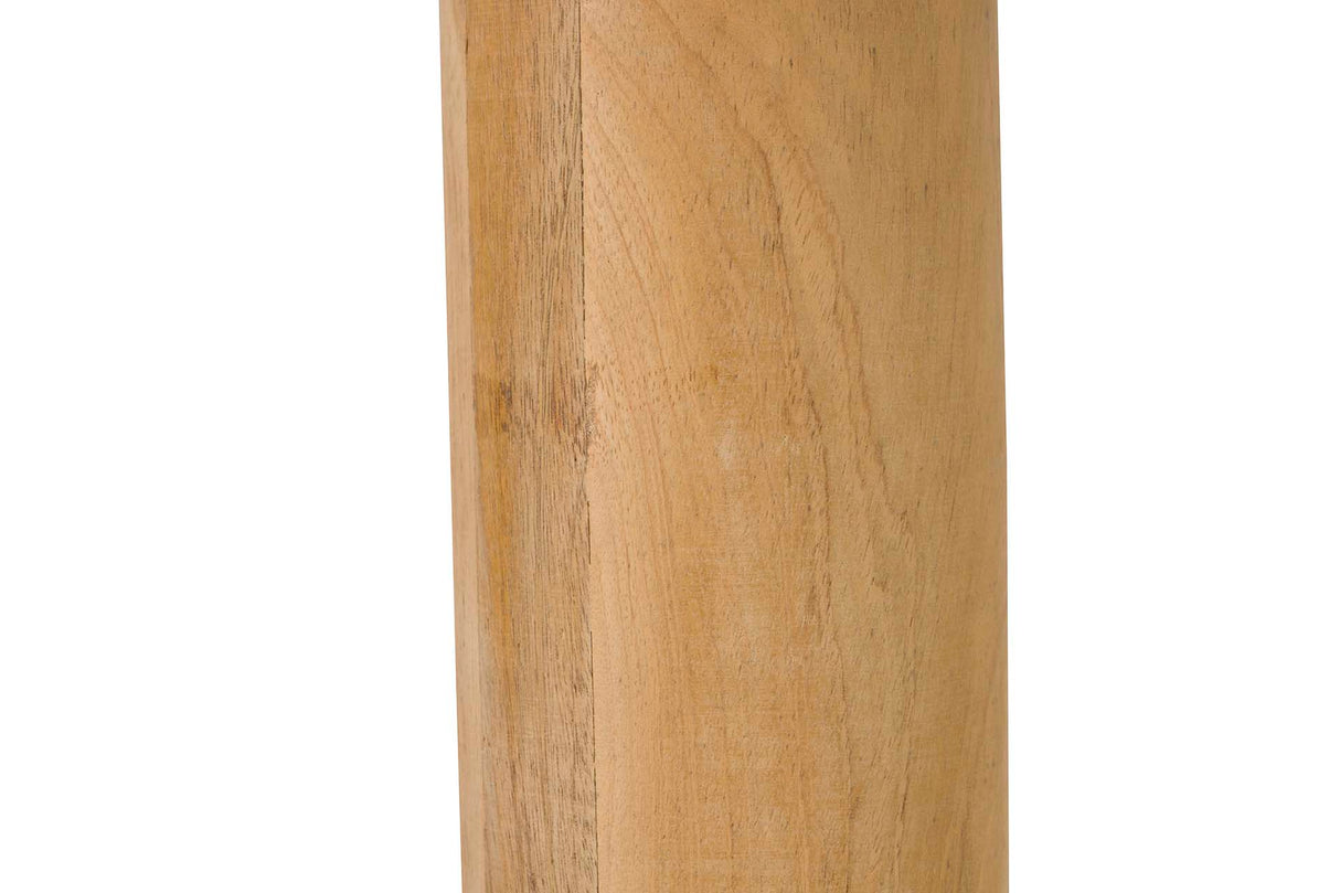 MESA COMEDOR MADERA MANGO MÁRMOL 70x70x75 CM