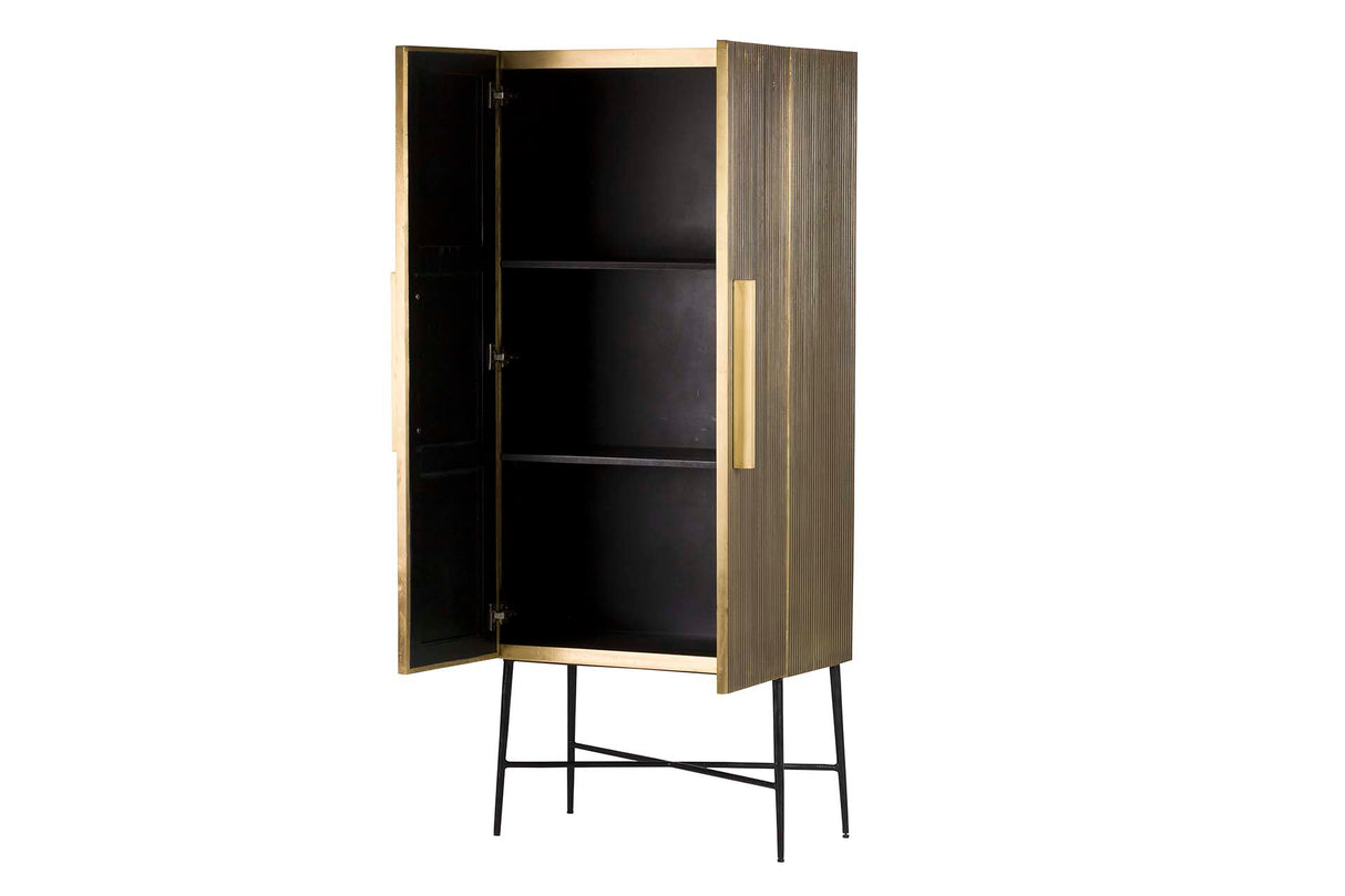 CABINET MDF METAL MARRON LUMINA 75x40x180 CM