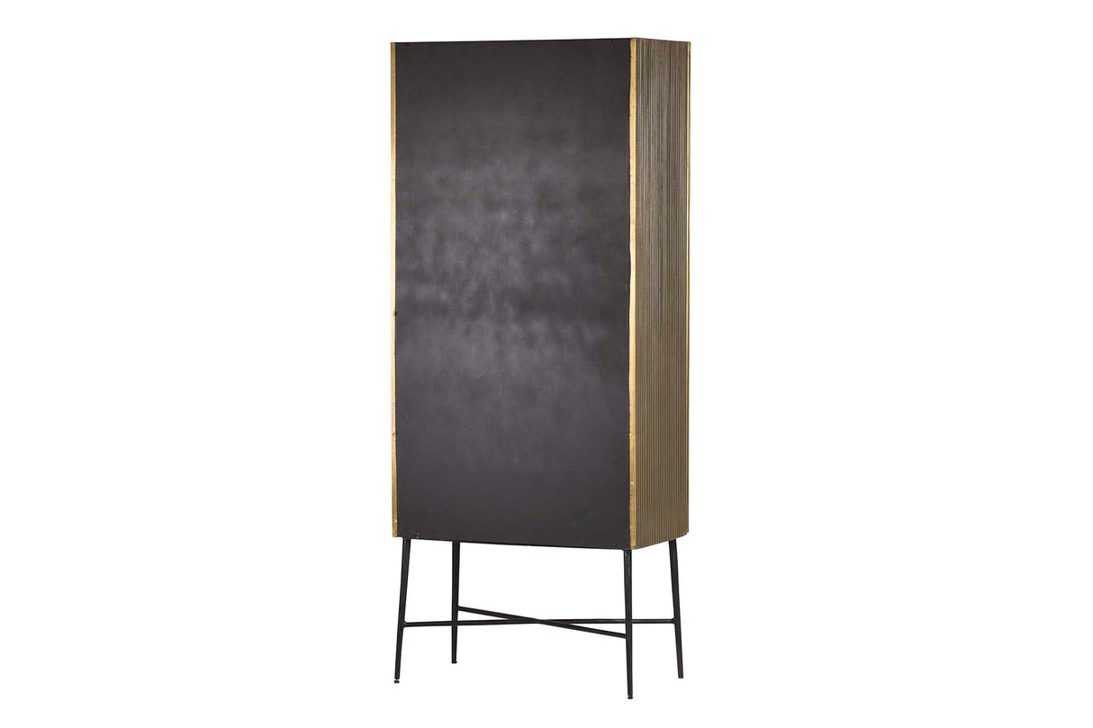 CABINET MDF METAL MARRON LUMINA 75x40x180 CM