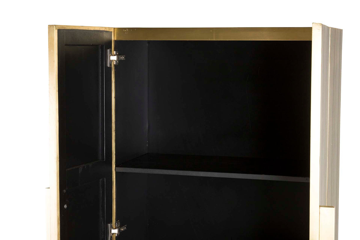 CABINET MDF METAL MARRON LUMINA 75x40x180 CM