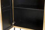 CABINET MDF METAL MARRON LUMINA 75x40x180 CM