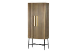 CABINET MDF METAL MARRON LUMINA 75x40x180 CM