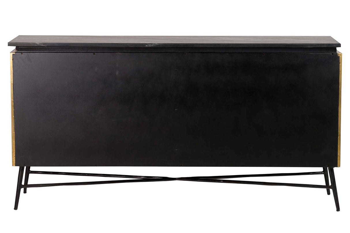 APARADOR PIEDRA METAL MDF LUMINA 160x40x81 CM