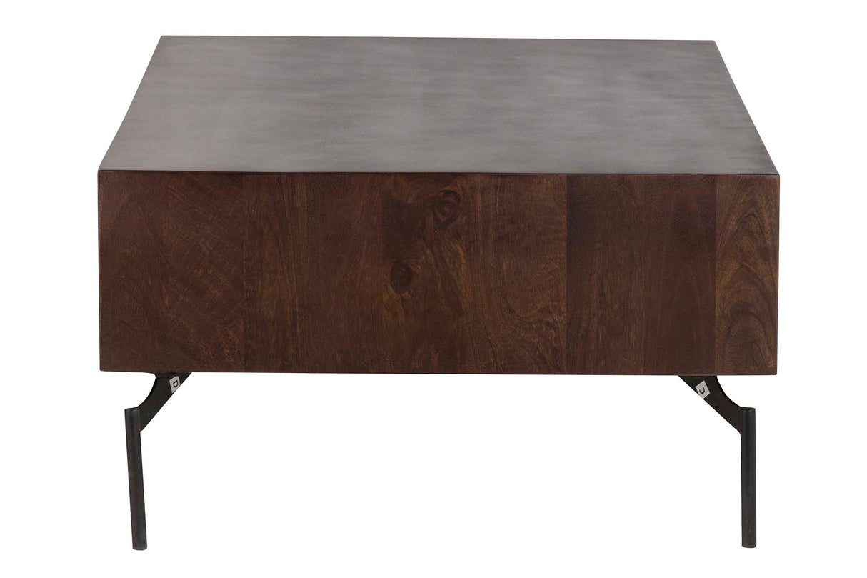 MESA CENTRO MADERA MANGO MARRON VELORA110x70x40 CM