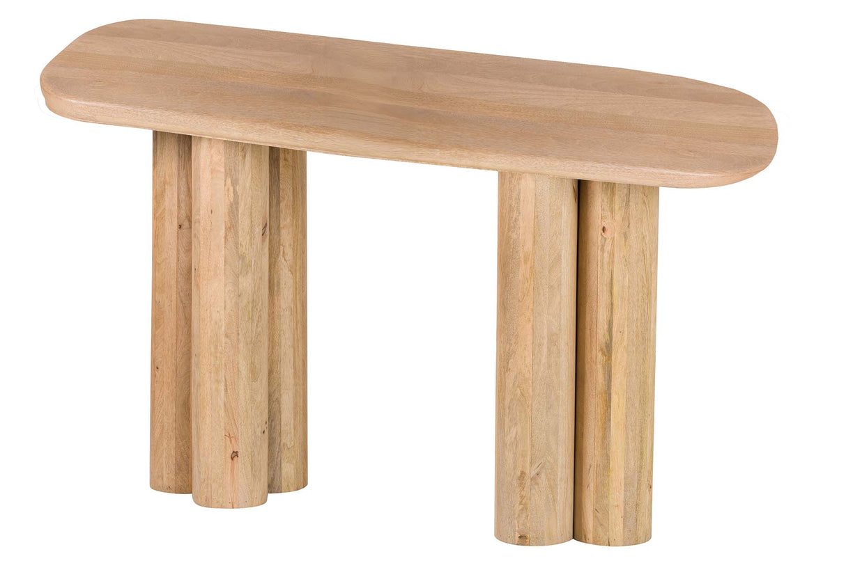ESCRITORIO MADERA MANGO MARRON FELO 140x60x75 CM