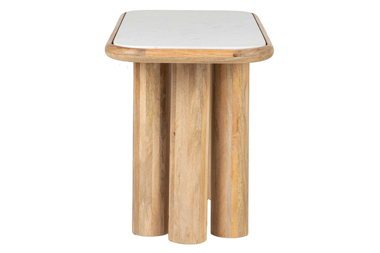 ESCRITORIO MADERA MANGO MARRON TELO 140x60x75 CM