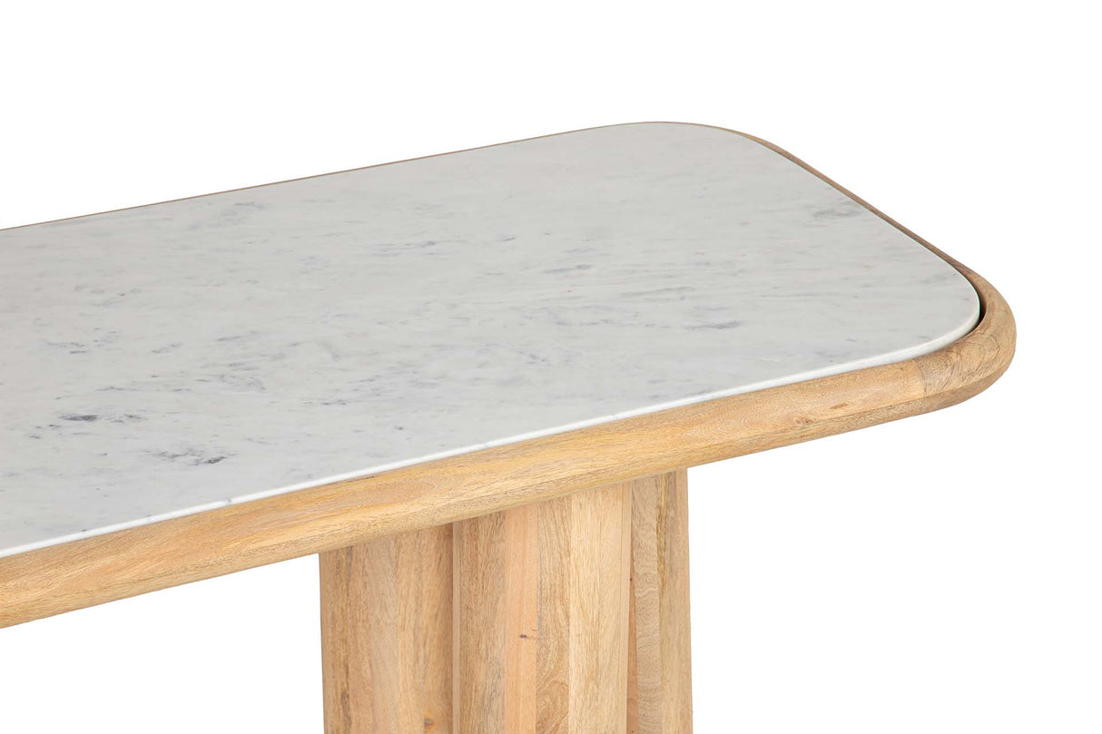 ESCRITORIO MADERA MANGO MARRON TELO 140x60x75 CM