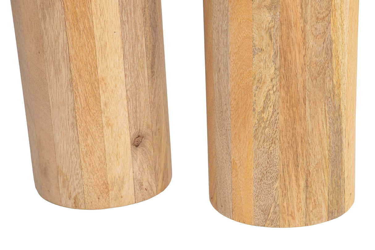 ESCRITORIO MADERA MANGO MARRON TELO 140x60x75 CM