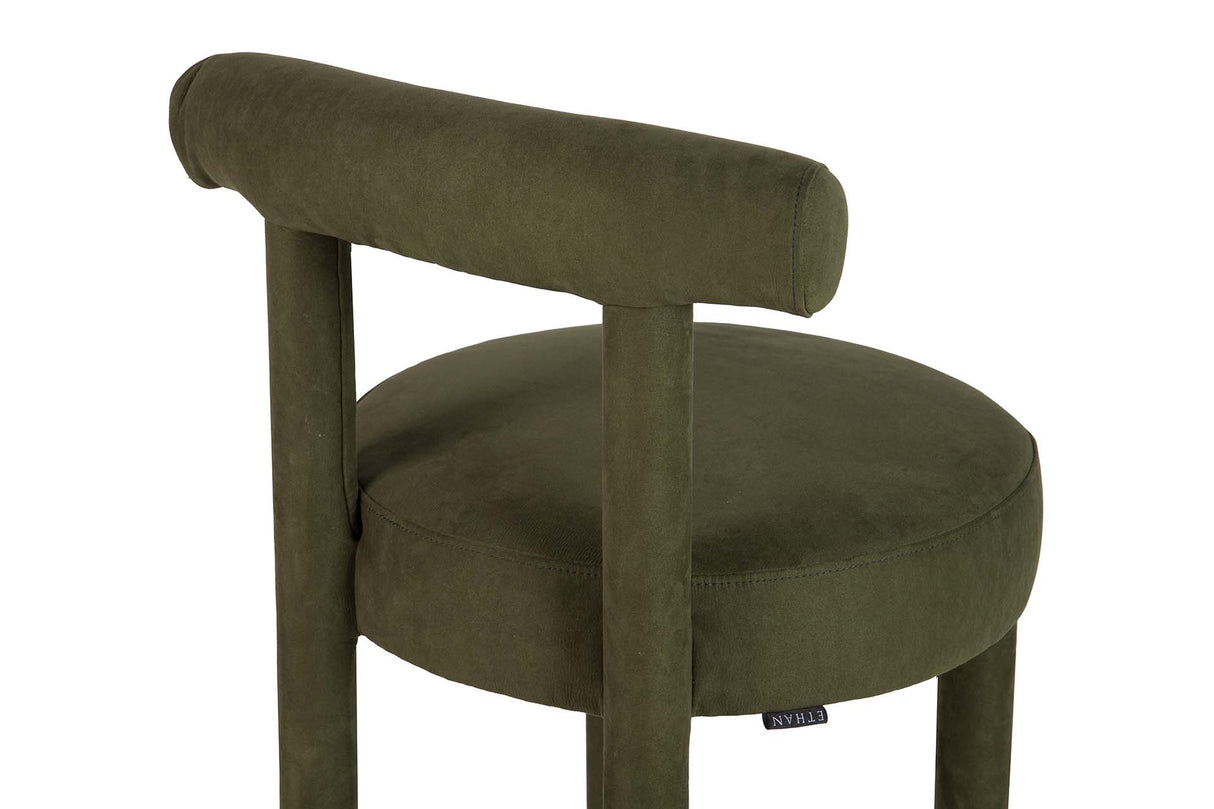 SILLA MADERA ARCE VELVET VERDE 49x52x75 CM